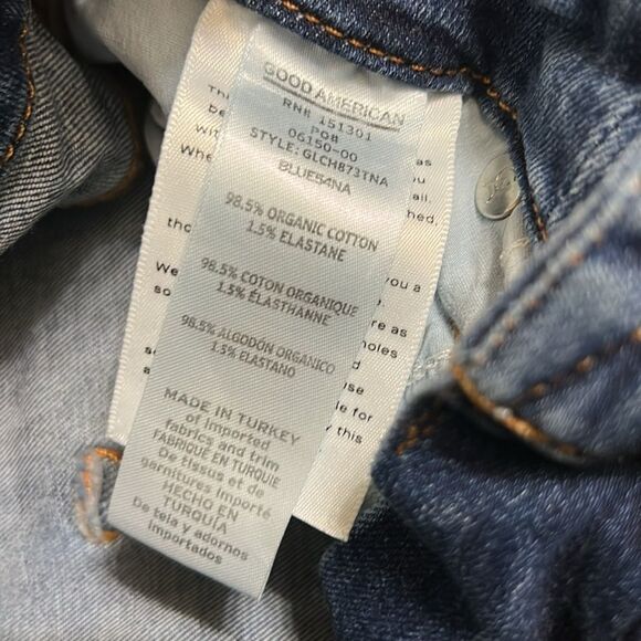 Good American Good Legs Jagged Frayed Hem
Skinny Denim Jeans(Size 2/26) - Picture 7 of 8